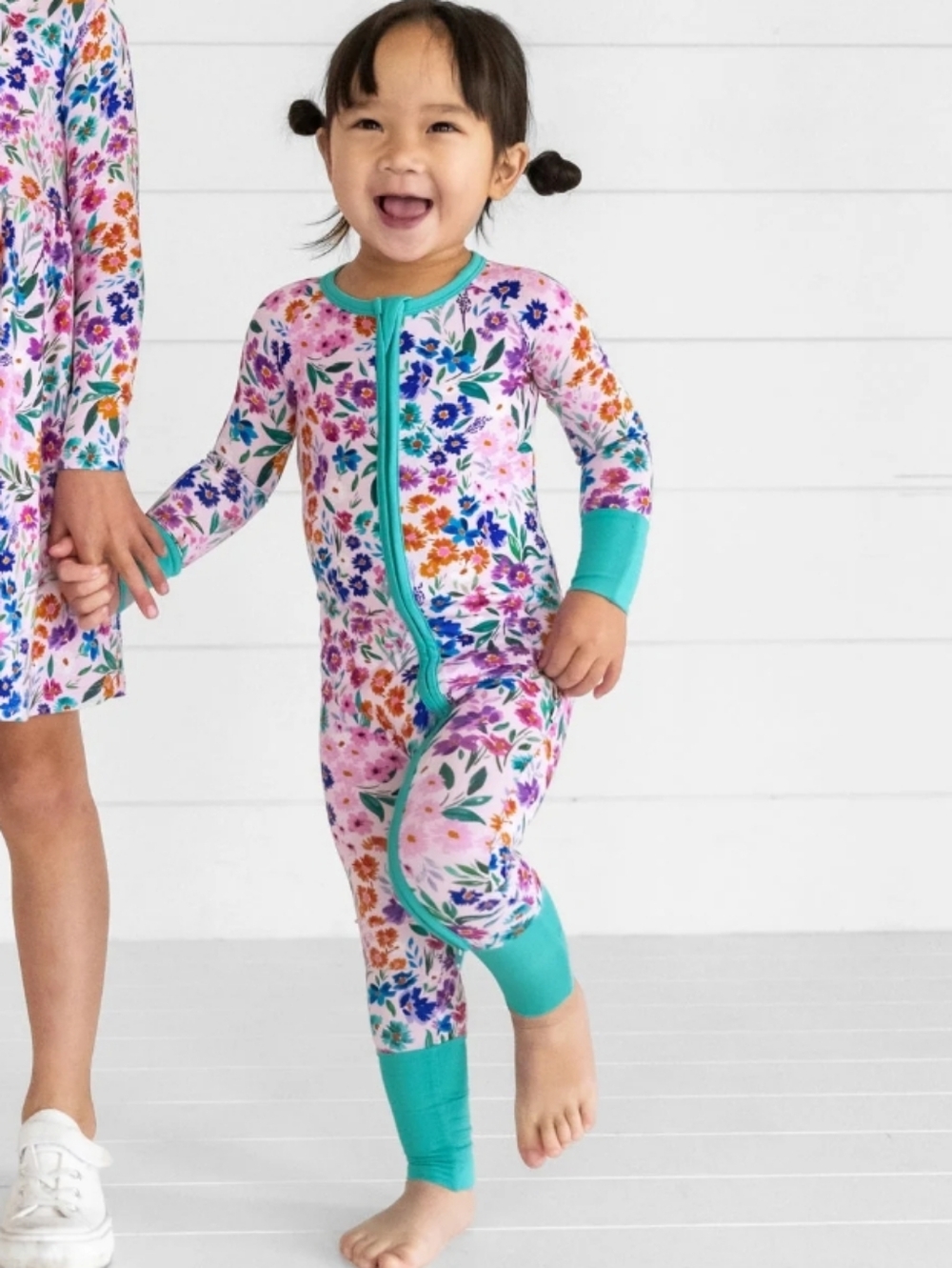 Little Sleepies Sweet Pea Crescent Zippy/ 12-18 Months